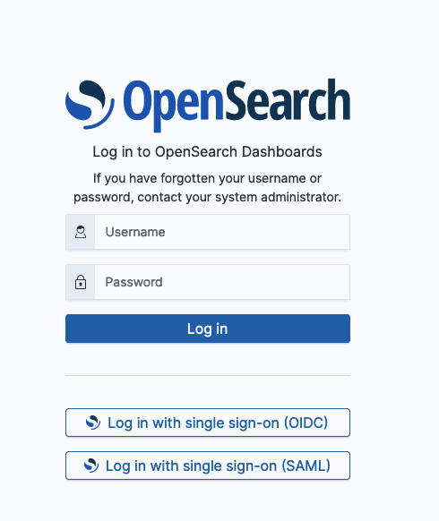Multi-option sign-in window with some customization